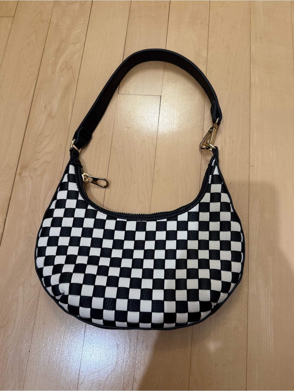 Universal Thread Check Woven Purse